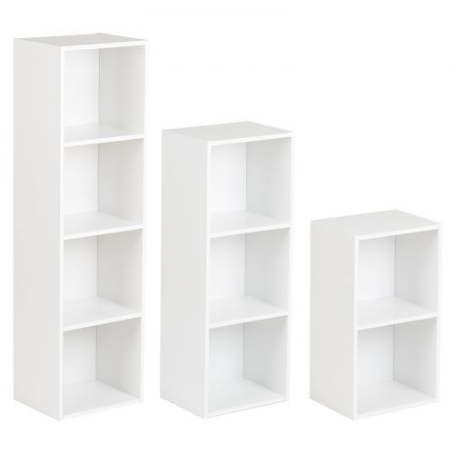 Hartleys White Cube Bookcase